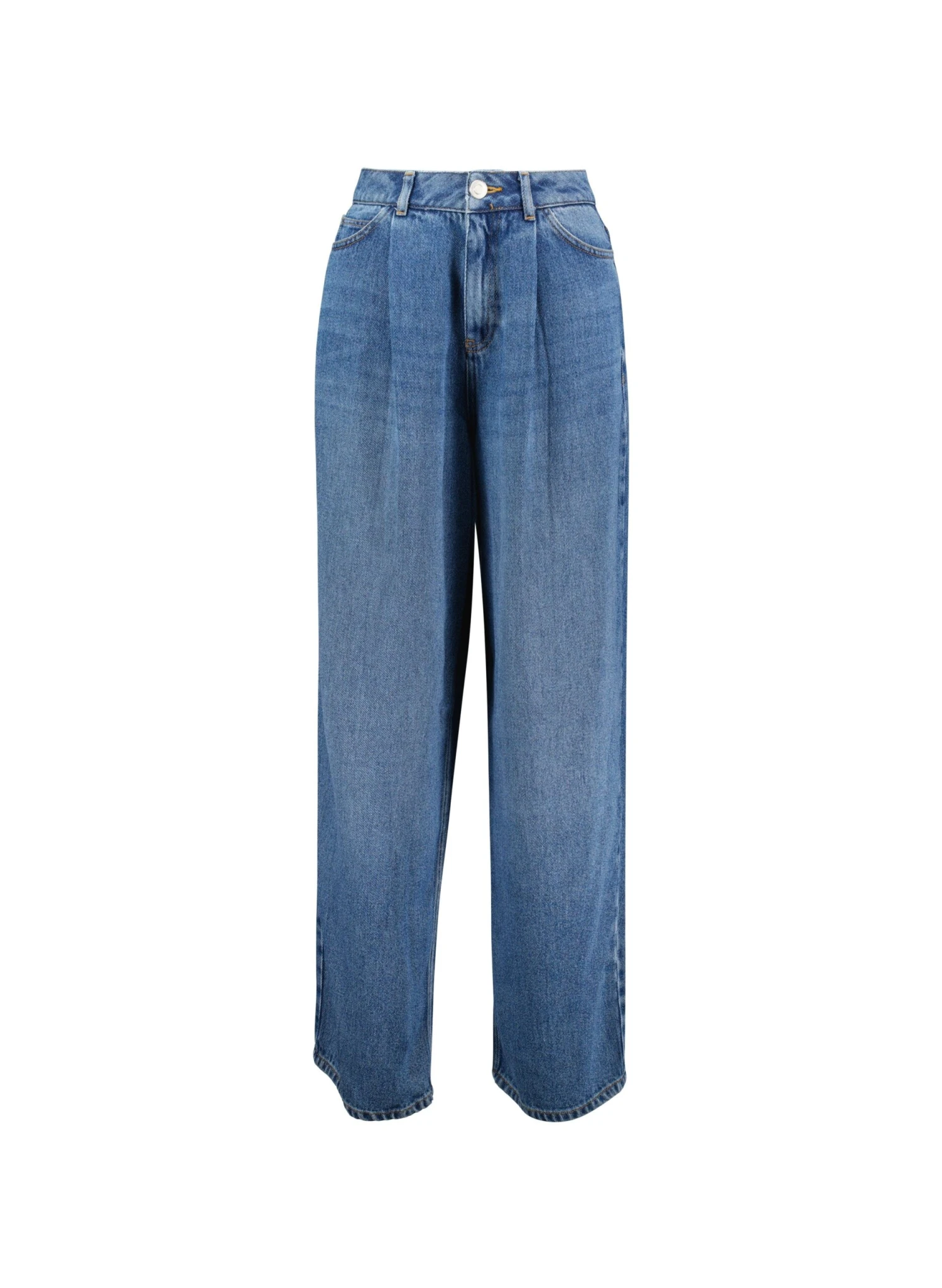 Wide Leg TENCEL™ SlouchyJeans | Mid Indigo 6 Wide Leg TENCEL™ SlouchyJeans | Mid Indigo - Image 4