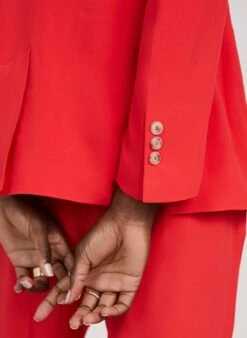 Bethany Ecojilin Viscose Blazer | Poppy Red -Women Clothing Store baukjen bethany ecojilin blazer 30711209558129