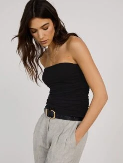 Astra LENZING™ ECOVERO™ Top | Caviar Black