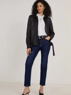 Baukjen Organic Cotton Slim Leg Jeans | Dark Indigo