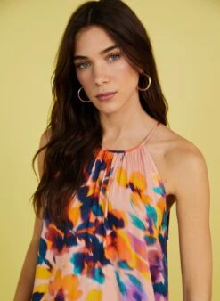 Everly LENZING™ ECOVERO™ Maxi Dress | Peach Floral Blur 8 Everly LENZING™ ECOVERO™ Maxi Dress | Peach Floral Blur -Women Clothing Store baukjen everly dress with lenzing ecovero 30711234789489