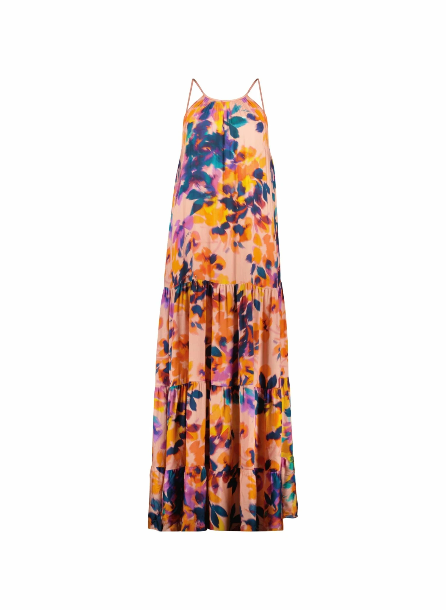 Everly LENZING™ ECOVERO™ Maxi Dress | Peach Floral Blur 7 Everly LENZING™ ECOVERO™ Maxi Dress | Peach Floral Blur - Image 5