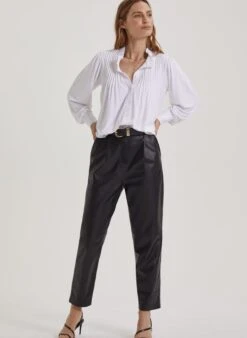 Imken LENZING™ ECOVERO™ Jersey Pintuck Blouse | Pure White 10 Imken LENZING™ ECOVERO™ Jersey Pintuck Blouse | Pure White -Women Clothing Store baukjen imken top with lenzing ecovero 30026860953713