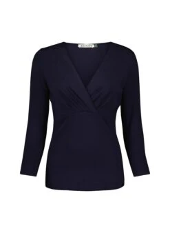 Juliette Lenzing™ Ecovero™ Top | Classic Navy -Women Clothing Store baukjen juliette top with lenzing ecovero 30806582984817