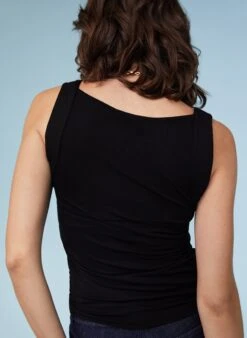 Maddie LENZING™ ECOVERO™ Top | Caviar Black -Women Clothing Store baukjen maddie top with lenzing ecovero 30806595272817