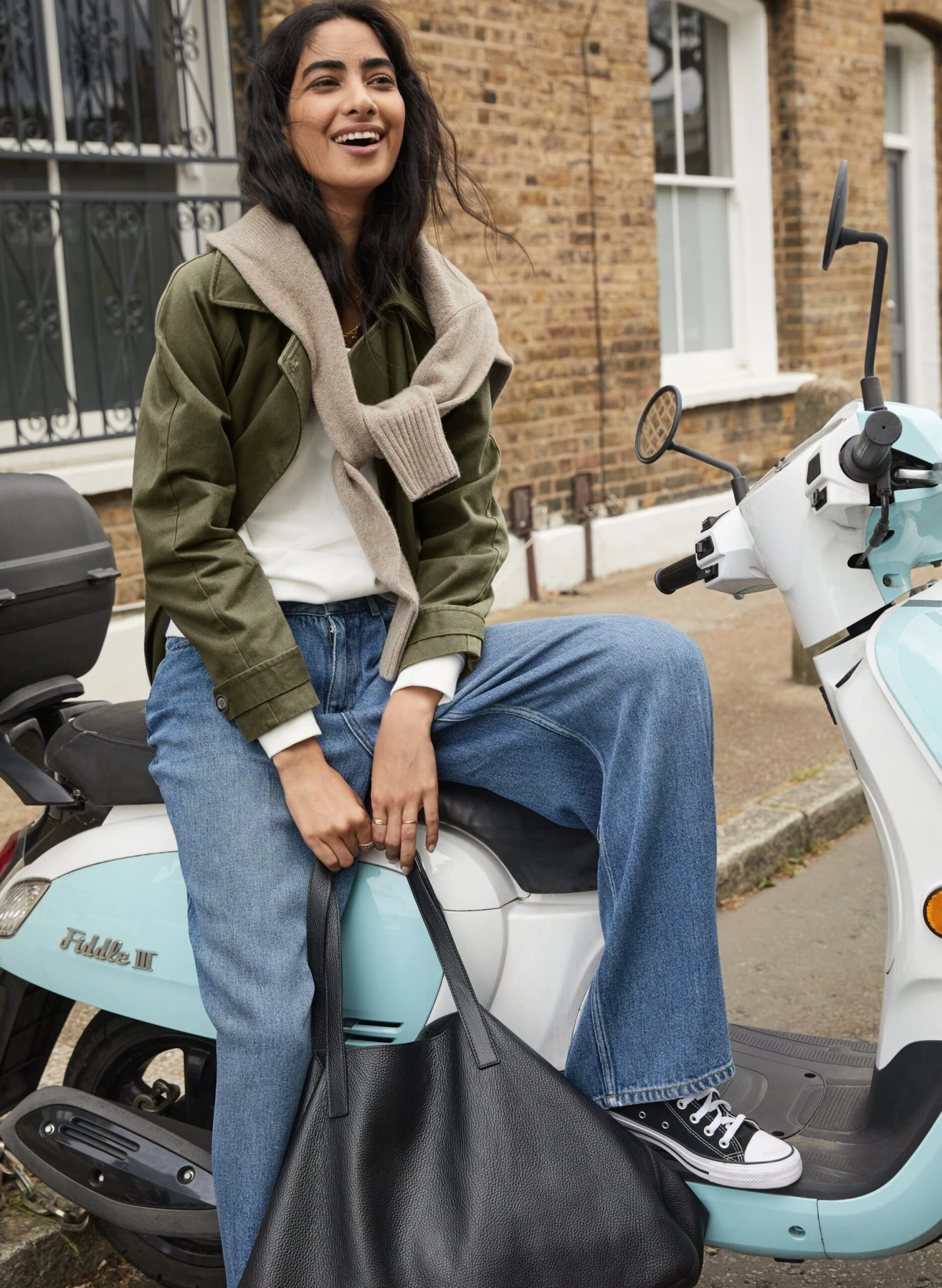 Marlee Organic Cotton Trench | Olive 5 Marlee Organic Cotton Trench | Olive - Image 3