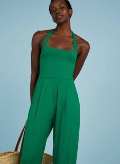 Milena LENZING™ ECOVERO™ Jumpsuit | Bright Emerald 7 Milena LENZING™ ECOVERO™ Jumpsuit | Bright Emerald -Women Clothing Store baukjen milena jumpsuit with lenzing ecovero 30711247241329