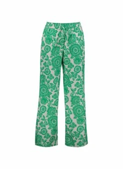 Montserrat Organic Cotton Floral Trousers | Green Florence Print 9 Montserrat Organic Cotton Floral Trousers | Green Florence Print -Women Clothing Store baukjen montserrat organic cotton floral trousers green florence print 29997714571377