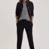 Neath LENZING™ ECOVERO™ Jersey Tapered Trousers | Caviar Black 2 Neath LENZING™ ECOVERO™ Jersey Tapered Trousers | Caviar Black -Women Clothing Store baukjen neath pant with lenzing ecovero 30030169178225