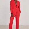 Anthea Ecojilin Viscose Trousers | Poppy Red -Women Clothing Store baukjen poppy red 14 uk size 14 anthea ecojilin trousers 30718288363633