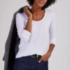 Baukjen Essentials LENZING™ ECOVERO™ Relaxed Long Sleeve Top | Pure White 2 Baukjen Essentials LENZING™ ECOVERO™ Relaxed Long Sleeve Top | Pure White -Women Clothing Store baukjen pure white uk10 eu38 us6 baukjen essentials lenzing ecovero relaxed long sleeve top pure white 30230009348209