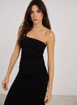 Rayne LENZING™ ECOVERO™ Dress | Caviar Black -Women Clothing Store baukjen rayne dress with lenzing ecovero 30722573598833