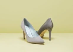 Bloom Mara Velvet Vegan Pointed Toe High Heel Pumps | Grey 9 Bloom Mara Velvet Vegan Pointed Toe High Heel Pumps | Grey -Women Clothing Store bloom mara gray velvet pumps 30413299056753