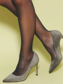 Bloom Mara Velvet Vegan Pointed Toe High Heel Pumps | Grey