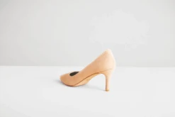 Bloom Vegan Suede Pointed Toe Pumps | Nude -Women Clothing Store bloom skin pumps 30412803506289