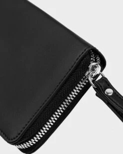 Bohema Mia Apple Leather Vegan Wallet | Black -Women Clothing Store bohema bohema mia women s apple leather wallet 29005449691249