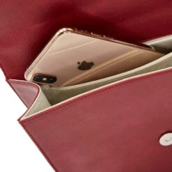 Hybrid Maxi Versatile Vegan Leather Crossbody | Red -Women Clothing Store canussa hybrid maxi red multifunctional vegan bag 29019836973169