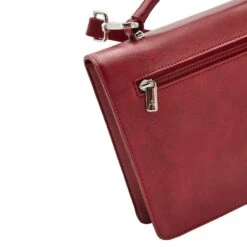 Hybrid Maxi Versatile Vegan Leather Crossbody | Red -Women Clothing Store canussa hybrid maxi red multifunctional vegan bag 29019875278961