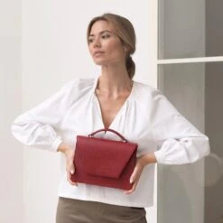 Hybrid Maxi Versatile Vegan Leather Crossbody | Red -Women Clothing Store canussa hybrid maxi versatile vegan leather crossbody red 30660378755185