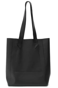 XXL Vegan Leather Tote Bag | Black -Women Clothing Store canussa tote xxl black shoulder bags 30713476153457
