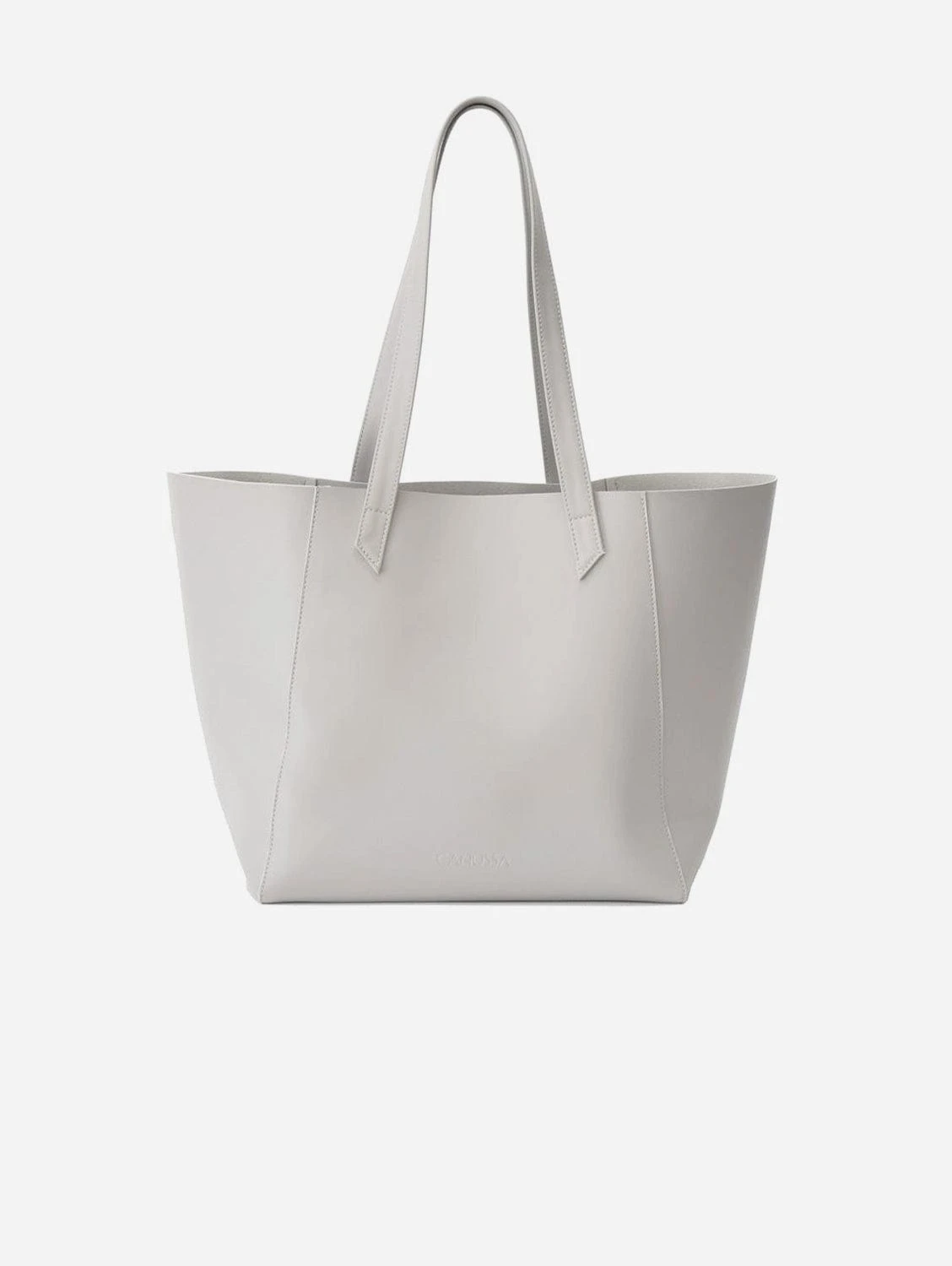 Totissimo Foldable Vegan Leather Tote Bag | Stone 3 Totissimo Foldable Vegan Leather Tote Bag | Stone