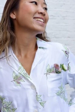 Olive Grove Edition Bamboo Vegan Silk Pyjama Set | Short -Women Clothing Store charlotte dunn design olive grove edition the silk collection 30521924354161