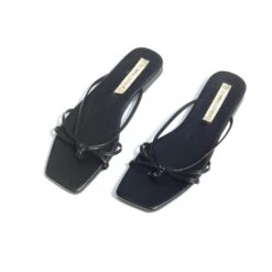Bianca Vegan Leather Sandal | Black -Women Clothing Store collection and co bianca black sandal 30736839868529