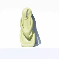 Olivia Vegan Leather Open Toe Mules | Yellow -Women Clothing Store collection and co olivia yellow open toe mules 30736835543153