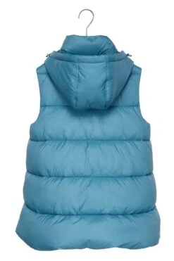 Arundel Hooded Vegan Vest | Sky Blue -Women Clothing Store culthread arundel in sky blue 29916377809009