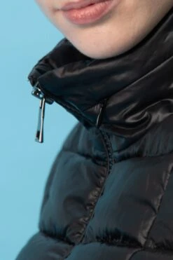 Faraday Recycled Vegan Puffer Jacket | Cosmic Black -Women Clothing Store culthread faraday recycled vegan puffer jacket cosmic black 29916314697841