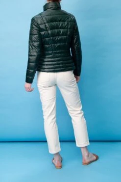 Faraday Recycled Vegan Puffer Jacket | Planet Earth Green -Women Clothing Store culthread faraday recycled vegan puffer jacket planet earth green 29916379578481