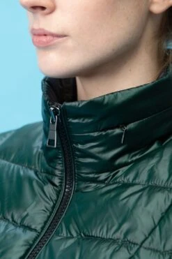 Faraday Recycled Vegan Puffer Jacket | Planet Earth Green -Women Clothing Store culthread faraday recycled vegan puffer jacket planet earth green 29916379644017