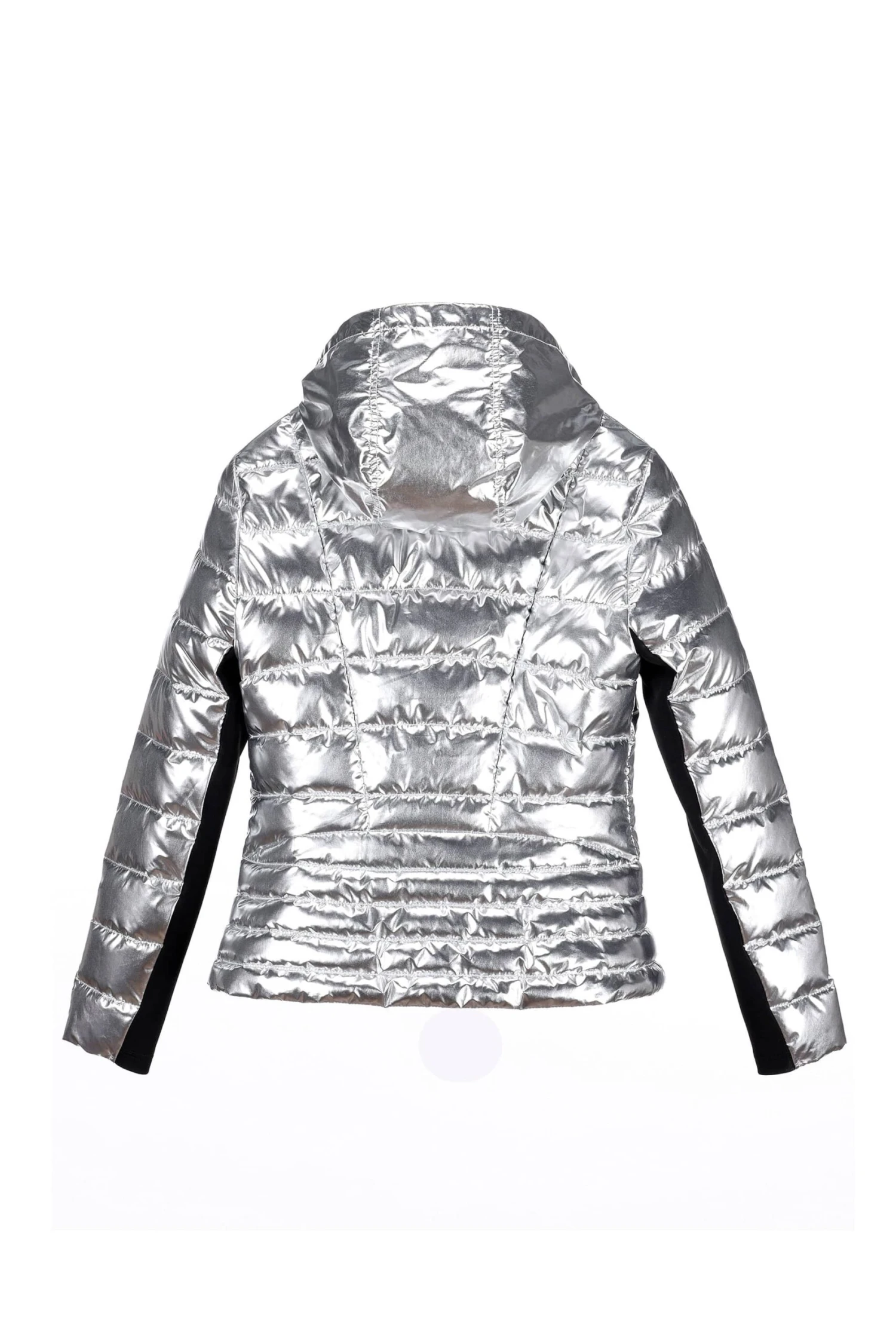 Faraday Recycled Vegan Puffer Jacket | Sterling Silver 5 Faraday Recycled Vegan Puffer Jacket | Sterling Silver - Image 3