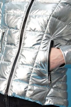 Faraday Recycled Vegan Puffer Jacket | Sterling Silver 20 Faraday Recycled Vegan Puffer Jacket | Sterling Silver -Women Clothing Store culthread faraday recycled vegan puffer jacket sterling silver 29916316074097