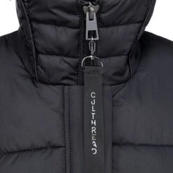 Portobello II Recycled Vegan Long Puffer Jacket | Black -Women Clothing Store culthread portobello ii black long puffer jacket 30248993194097