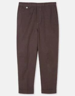 Men's Relaxed Smart Trouser | Taupe -Women Clothing Store cut pin relaxed smart casual trouser taupe 30776759713905