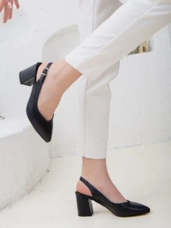 Emma Women's Slingback Shoes | Black