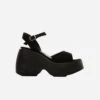 Barb Womens' Wedges | Black 2 Barb Womens' Wedges | Black -Women Clothing Store forever always 8 us 5 5 uk 24cm 39 barb black suede wedges 30794507681905