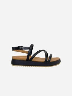 Raquel Strappy Beach Sandals | Black