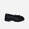 Tosh Vegan Leather Tassel Loafers | Black 2 Tosh Vegan Leather Tassel Loafers | Black -Women Clothing Store good guys don t wear leather 36 tosh vegan tassel loafers black 30310552076401