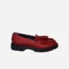 Tosh Vegan Leather Tassel Loafers | Red 1 Tosh Vegan Leather Tassel Loafers | Red -Women Clothing Store good guys don t wear leather 45 tosh vegan tassel loafers red 30310555746417