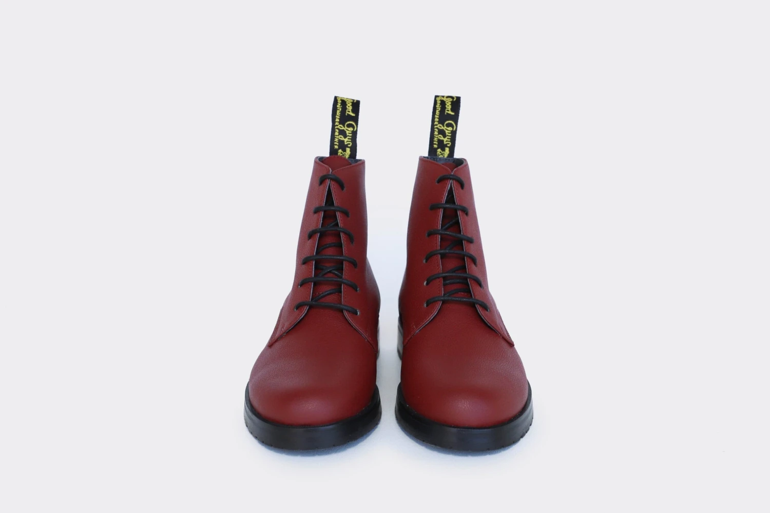 Blaze Apple Leather Vegan Ankle Boots | Burgundy 6 Blaze Apple Leather Vegan Ankle Boots | Burgundy - Image 4