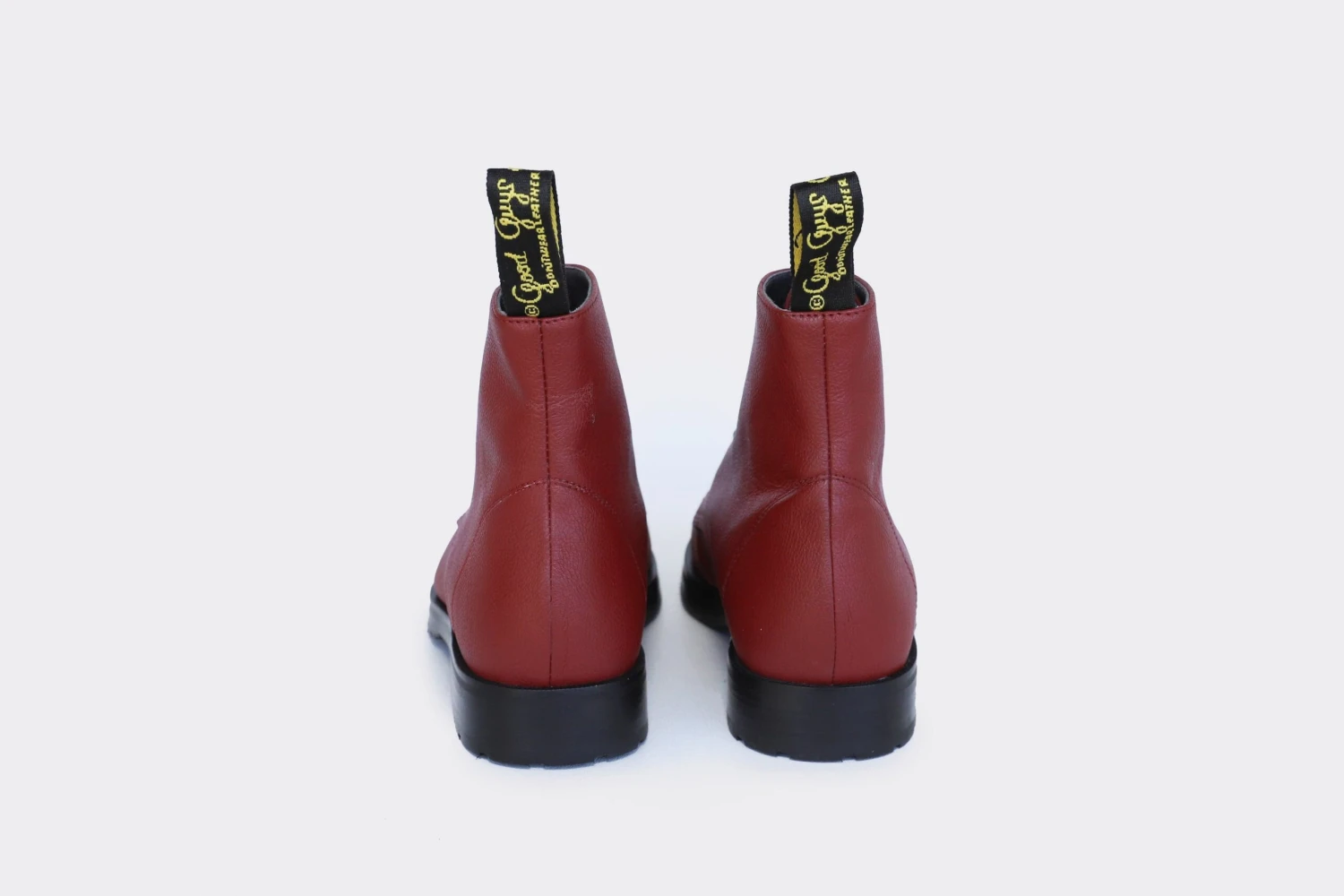 Blaze Apple Leather Vegan Ankle Boots | Burgundy 7 Blaze Apple Leather Vegan Ankle Boots | Burgundy - Image 5