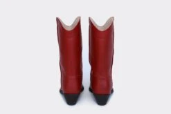 Dakota Vegan Leather High Top Western Boots | Red 11 Dakota Vegan Leather High Top Western Boots | Red -Women Clothing Store good guys don t wear leather dakota high top vegan western boots red 30501204131953