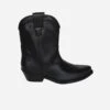 Gabe Vegan Leather Mid-Calf Western Boots | Black -Women Clothing Store good guys don t wear leather gabe vegan mid calf western boots black 29255913209969