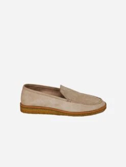 Joan Vegan Suede Loafers | Beige