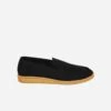 Joan Vegan Suede Loafers | Black -Women Clothing Store good guys don t wear leather joan vegan suede loafers black 29660880207985