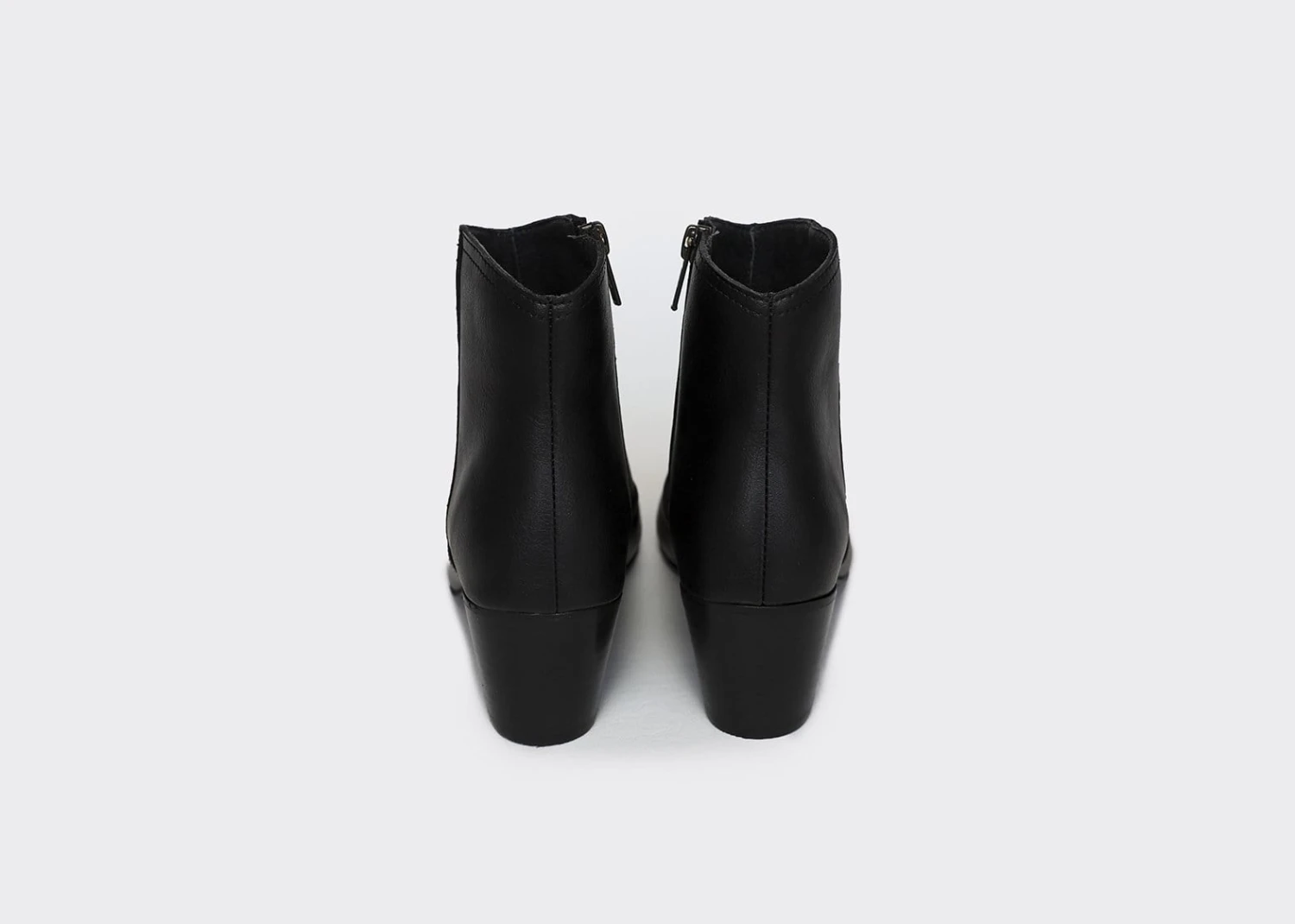 Nina Vegan Leather Heeled Ankle Boots | Black 6 Nina Vegan Leather Heeled Ankle Boots | Black - Image 4