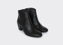 Nina Vegan Leather Heeled Ankle Boots | Black 10 Nina Vegan Leather Heeled Ankle Boots | Black -Women Clothing Store good guys don t wear leather nina 2 0 ankle boots black 29142706290801