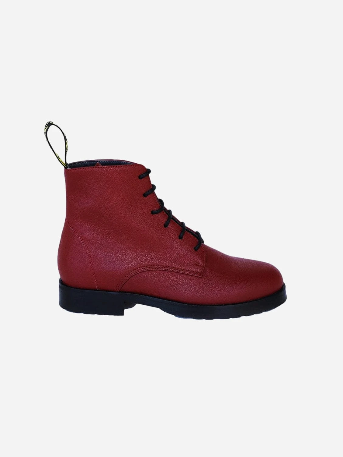 Blaze Apple Leather Vegan Ankle Boots | Burgundy 3 Blaze Apple Leather Vegan Ankle Boots | Burgundy